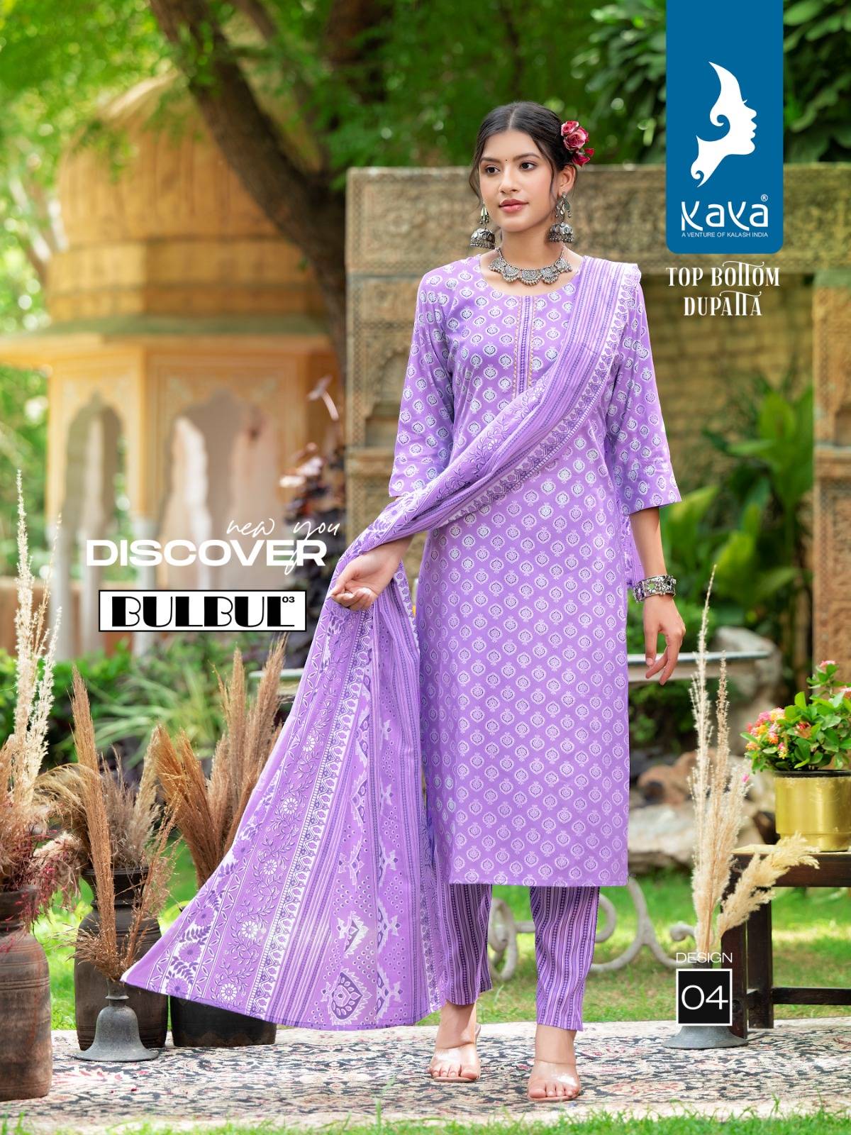 Bulbul Vol-3 By Kaya 01 To 08 Series Beautiful Suits Colorful Stylish Fancy Casual Wear & Ethnic Wear Rayon Dresses At Wholesale Price