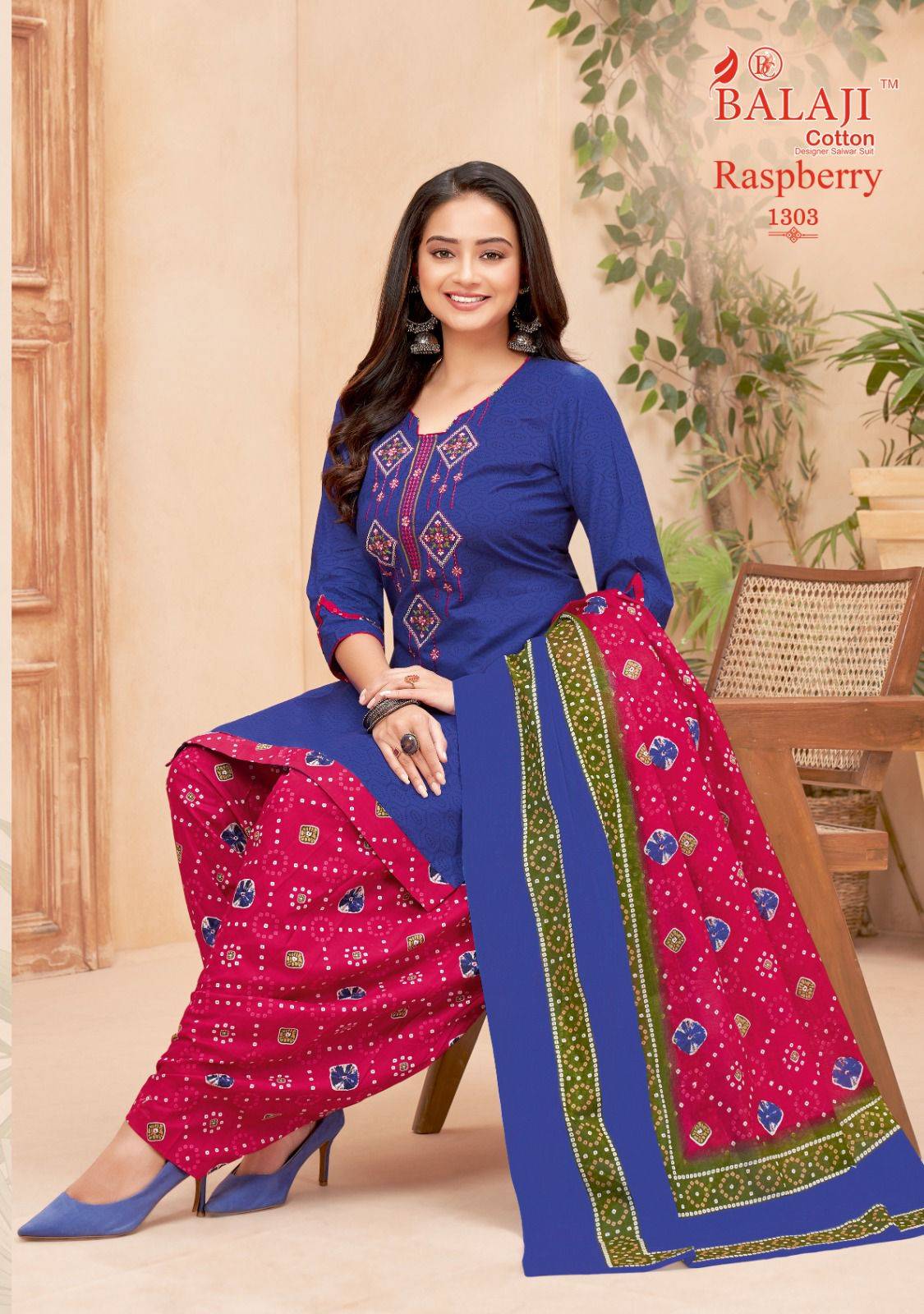 Raspberry Vol-13 By Balaji Cotton 1301 To 1312 Series Designer Festive Suits Beautiful Stylish Fancy Colorful Party Wear & Occasional Wear Heavy Cotton Print Dresses At Wholesale Price
