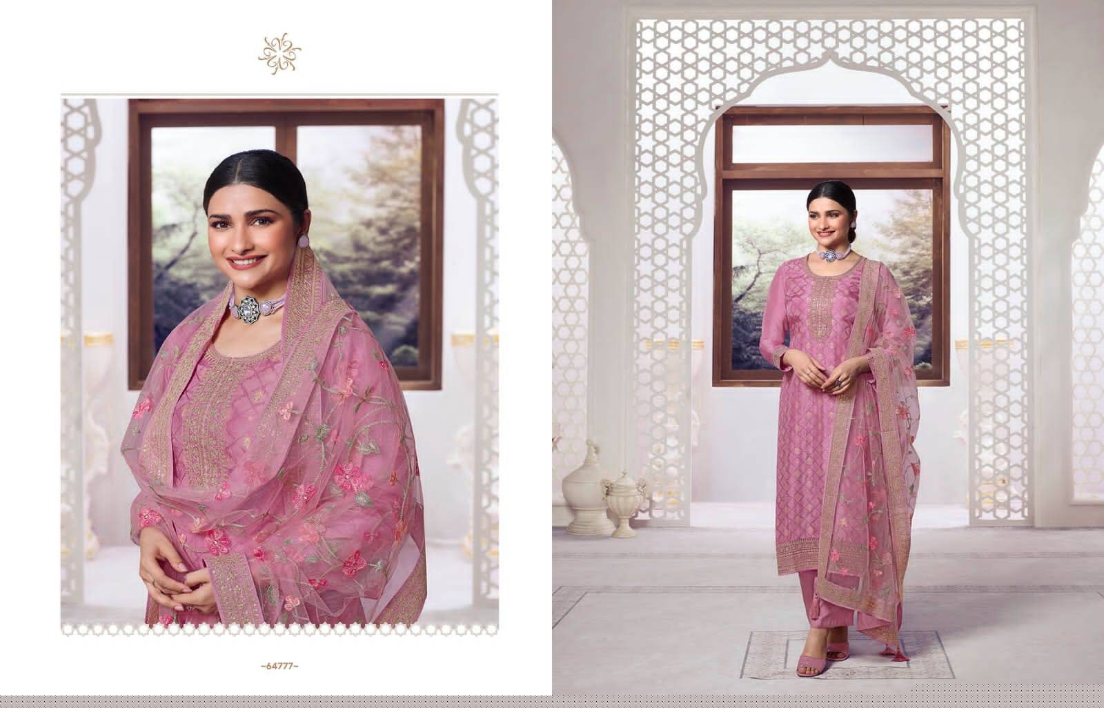 Kaseesh Aarzoo Vol-3 By Vinay Fashion 64771 To 64778 Series Beautiful Suits Colorful Stylish Fancy Casual Wear & Ethnic Wear Dola Jacquard Work Dresses At Wholesale Price