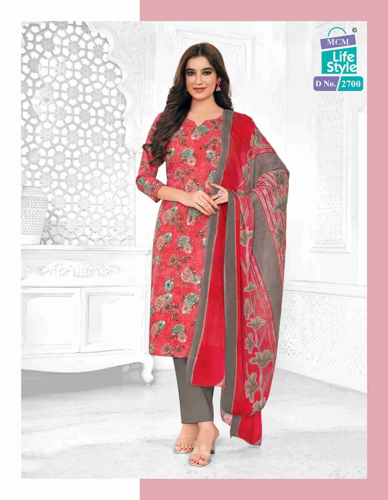 Priyalaxmi Vol-27 By Mcm Lifestyle 2700 To 2723 Series Beautiful Pakistani Suits Stylish Fancy Colorful Party Wear & Occasional Wear Heavy Cotton Dresses At Wholesale Price