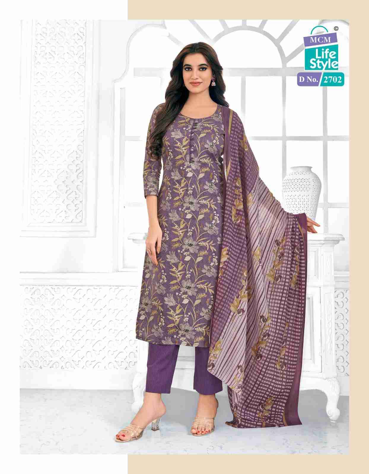 Priyalaxmi Vol-27 By Mcm Lifestyle 2700 To 2723 Series Beautiful Pakistani Suits Stylish Fancy Colorful Party Wear & Occasional Wear Heavy Cotton Dresses At Wholesale Price