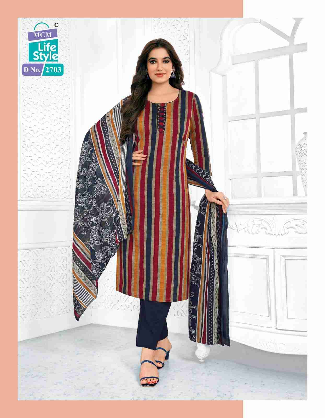 Priyalaxmi Vol-27 By Mcm Lifestyle 2700 To 2723 Series Beautiful Pakistani Suits Stylish Fancy Colorful Party Wear & Occasional Wear Heavy Cotton Dresses At Wholesale Price