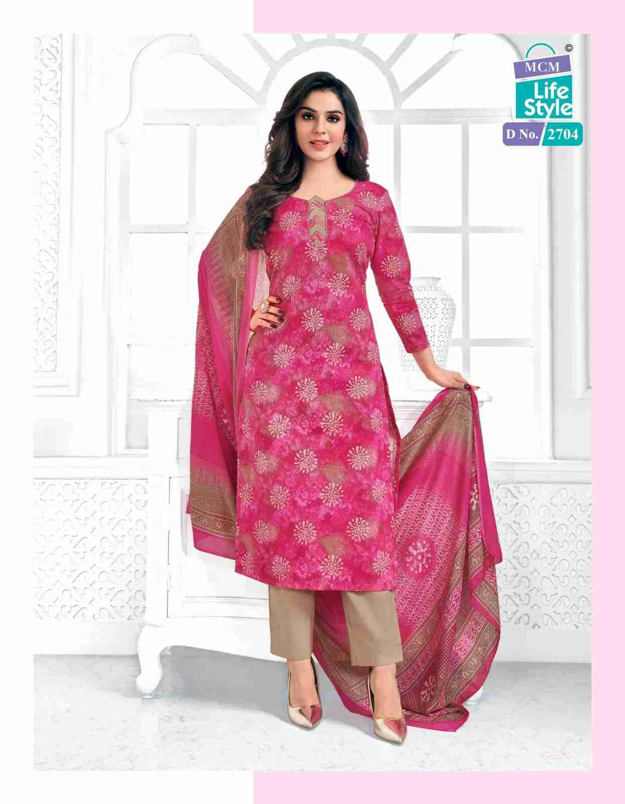 Priyalaxmi Vol-27 By Mcm Lifestyle 2700 To 2723 Series Beautiful Pakistani Suits Stylish Fancy Colorful Party Wear & Occasional Wear Heavy Cotton Dresses At Wholesale Price
