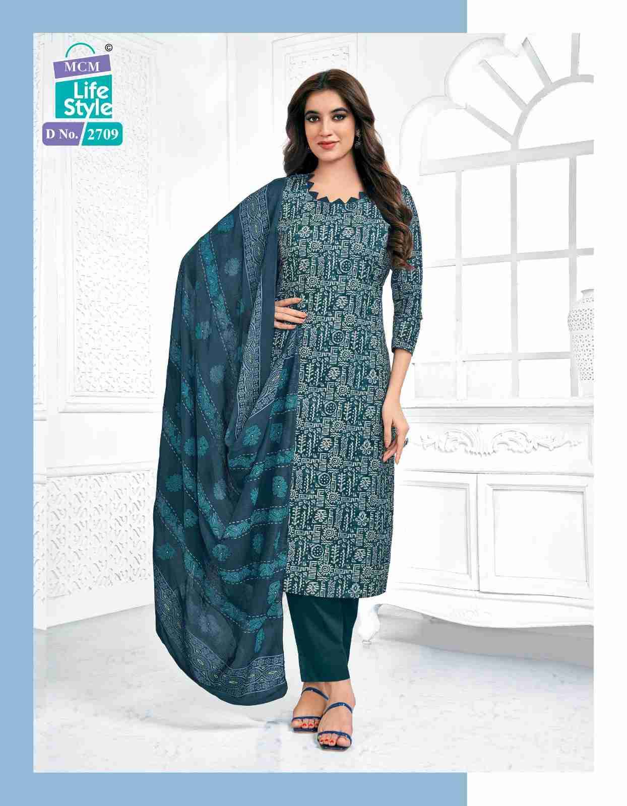 Priyalaxmi Vol-27 By Mcm Lifestyle 2700 To 2723 Series Beautiful Pakistani Suits Stylish Fancy Colorful Party Wear & Occasional Wear Heavy Cotton Dresses At Wholesale Price