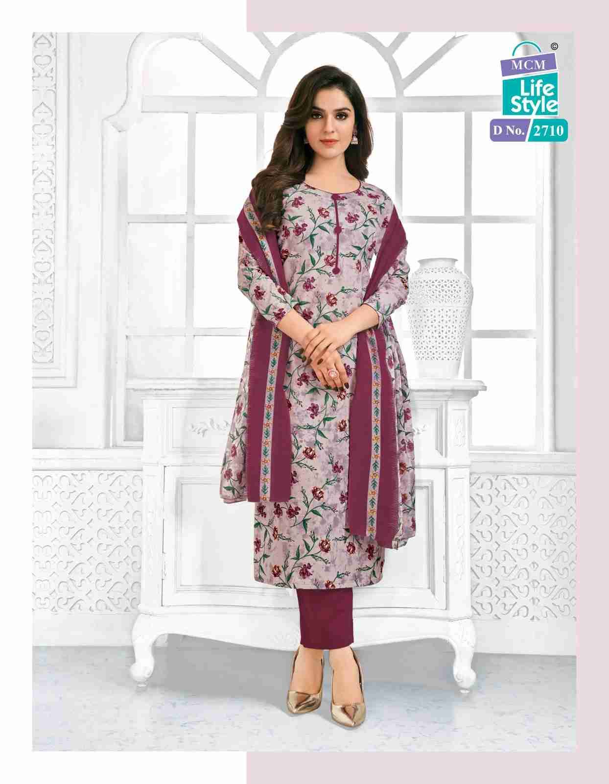 Priyalaxmi Vol-27 By Mcm Lifestyle 2700 To 2723 Series Beautiful Pakistani Suits Stylish Fancy Colorful Party Wear & Occasional Wear Heavy Cotton Dresses At Wholesale Price