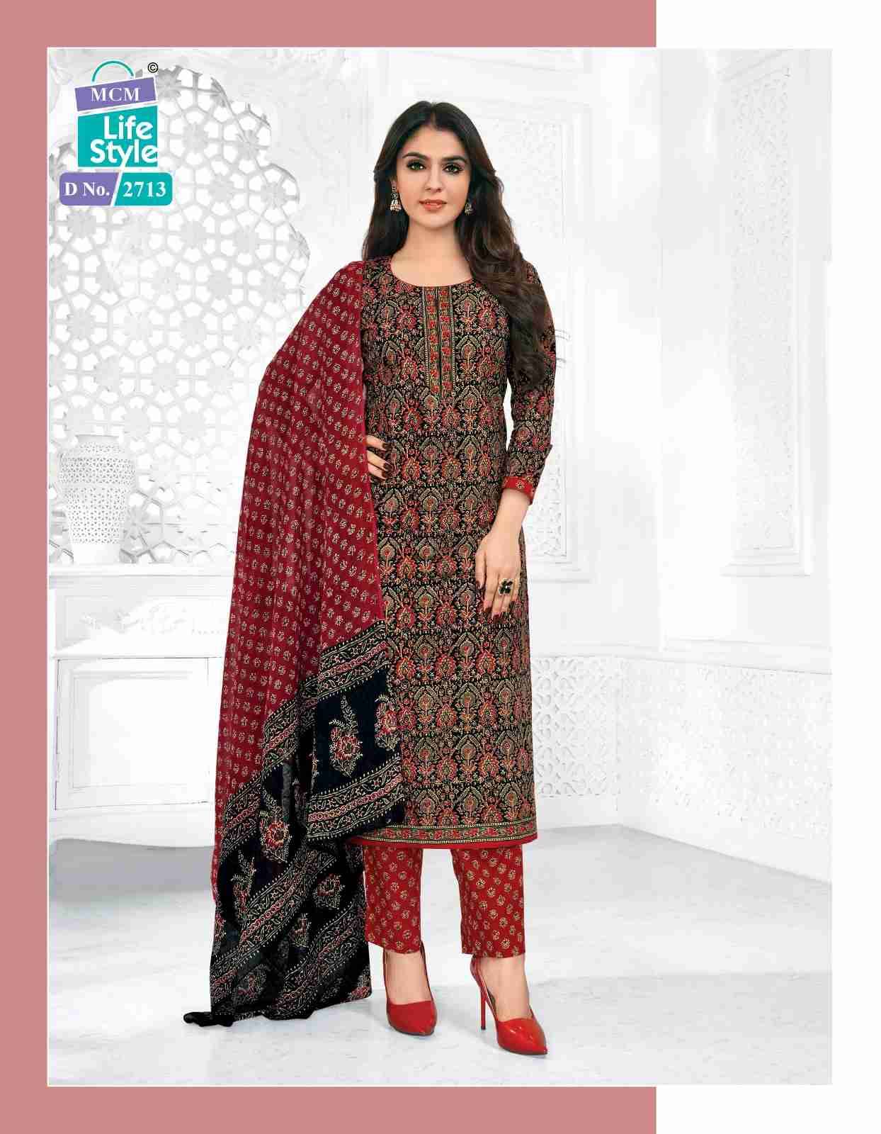 Priyalaxmi Vol-27 By Mcm Lifestyle 2700 To 2723 Series Beautiful Pakistani Suits Stylish Fancy Colorful Party Wear & Occasional Wear Heavy Cotton Dresses At Wholesale Price