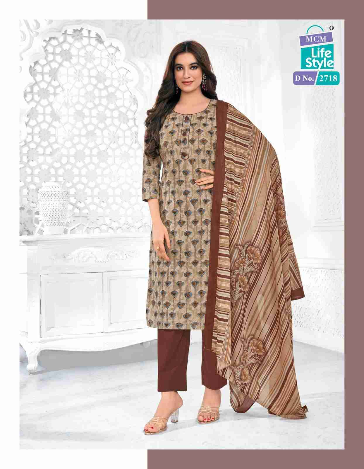 Priyalaxmi Vol-27 By Mcm Lifestyle 2700 To 2723 Series Beautiful Pakistani Suits Stylish Fancy Colorful Party Wear & Occasional Wear Heavy Cotton Dresses At Wholesale Price