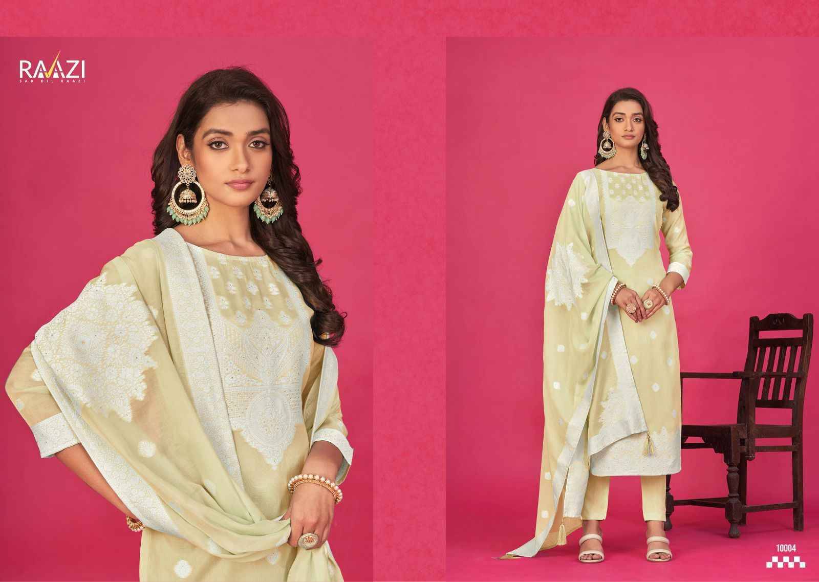 Shaheen By Rama Fashion 10001 To 10006 Series Festive Suits Beautiful Fancy Colorful Stylish Party Wear & Occasional Wear Pure Jacquard Embroidery Dresses At Wholesale Price