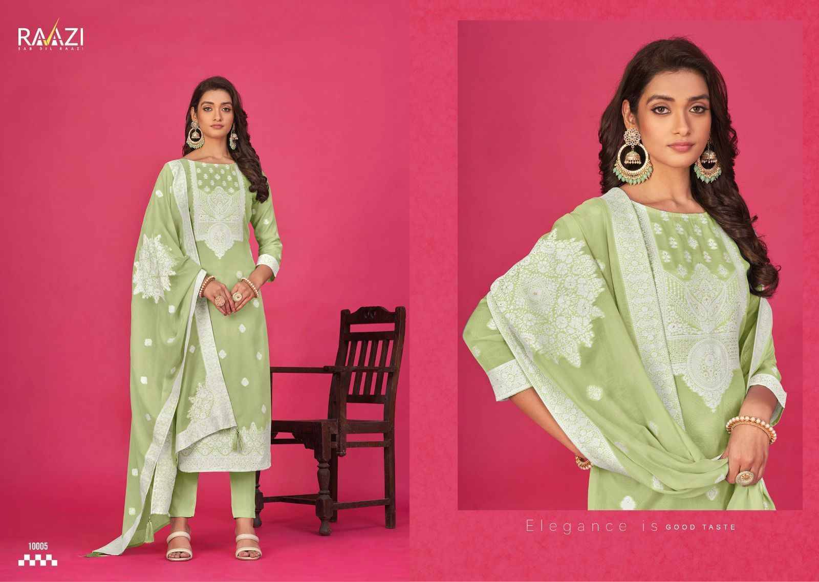 Shaheen By Rama Fashion 10001 To 10006 Series Festive Suits Beautiful Fancy Colorful Stylish Party Wear & Occasional Wear Pure Jacquard Embroidery Dresses At Wholesale Price