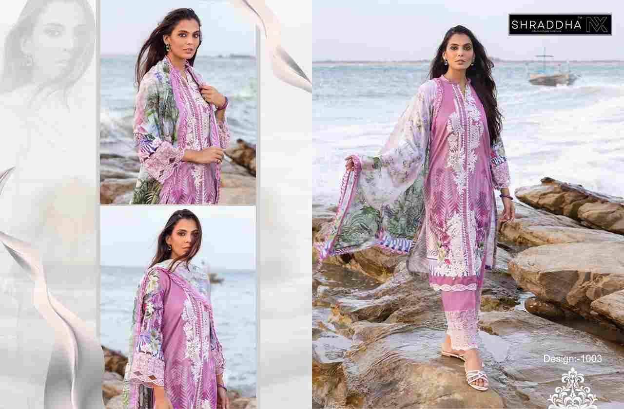 Queen Court Vol-1 By Shraddha Nx 1001 To 1006 Series Beautiful Pakistani Suits Colorful Stylish Fancy Casual Wear & Ethnic Wear Lawn Cotton Print With Embroidered Dresses At Wholesale Price