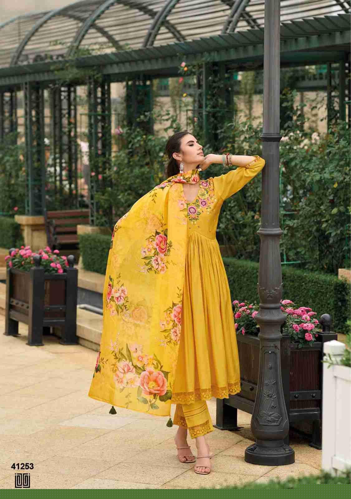Rozani By Kailee 41251 To 41255 Series Designer Festive Suits Collection Beautiful Stylish Fancy Colorful Party Wear & Occasional Wear Pure Viscose Silk Dresses At Wholesale Price