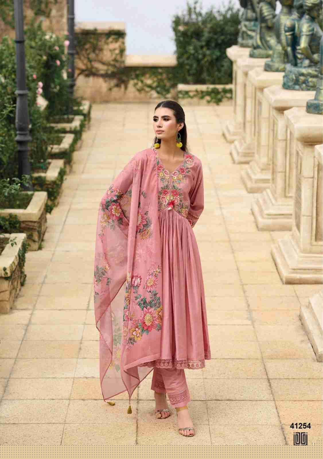 Rozani By Kailee 41251 To 41255 Series Designer Festive Suits Collection Beautiful Stylish Fancy Colorful Party Wear & Occasional Wear Pure Viscose Silk Dresses At Wholesale Price