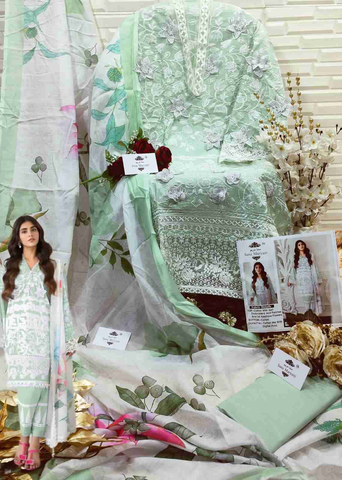 SM-161 Colours By Sana Maryam 161-A To 161-C Series Beautiful Stylish Pakistani Suits Fancy Colorful Casual Wear & Ethnic Wear & Ready To Wear Cotton Embroidered Dresses At Wholesale Price