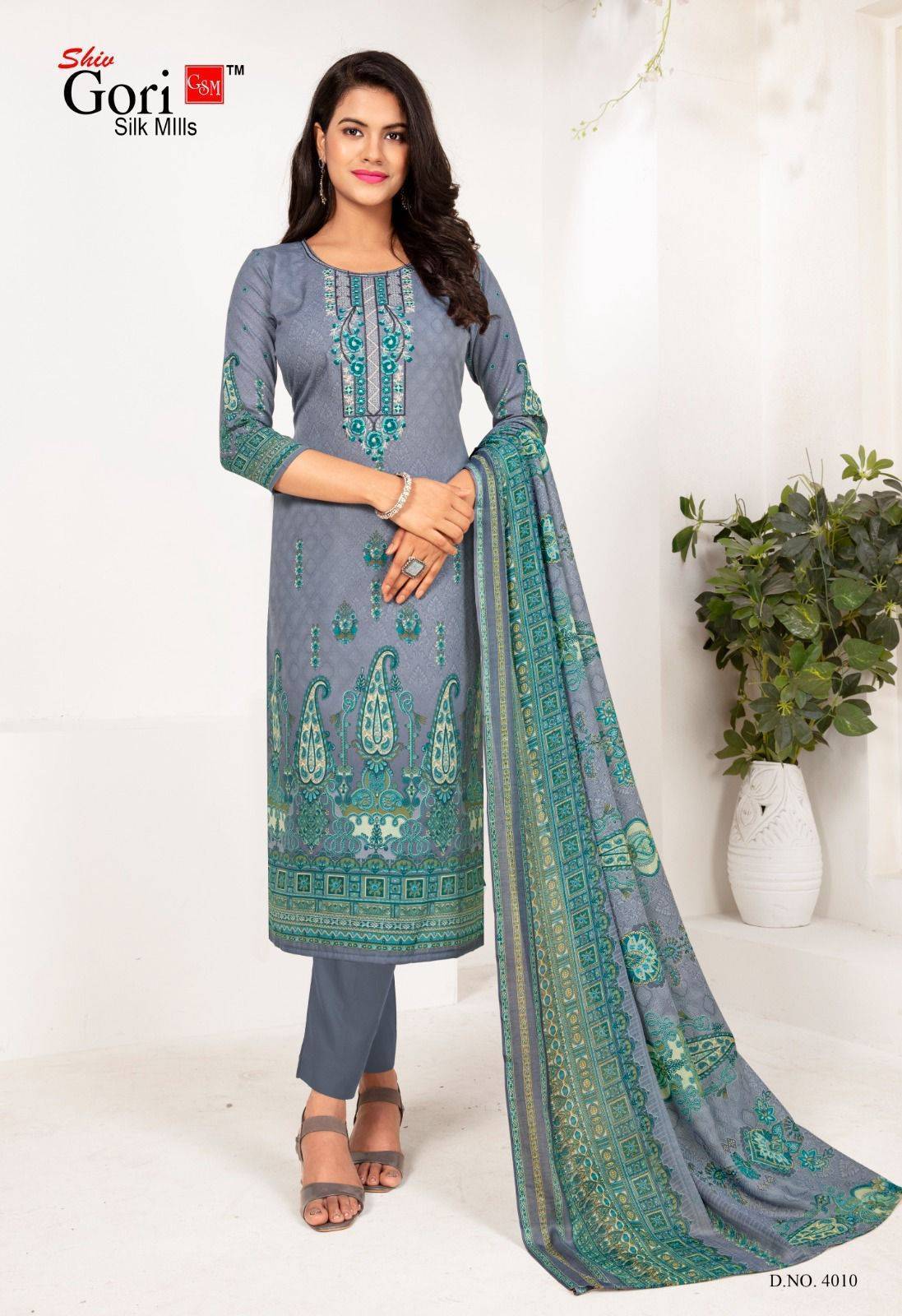 Sohni Vol-4 By Shiv Gori Silk Mills 4001 To 4012 Series Beautiful Festive Suits Colorful Stylish Fancy Casual Wear & Ethnic Wear Pure Cotton Print Dresses At Wholesale Price