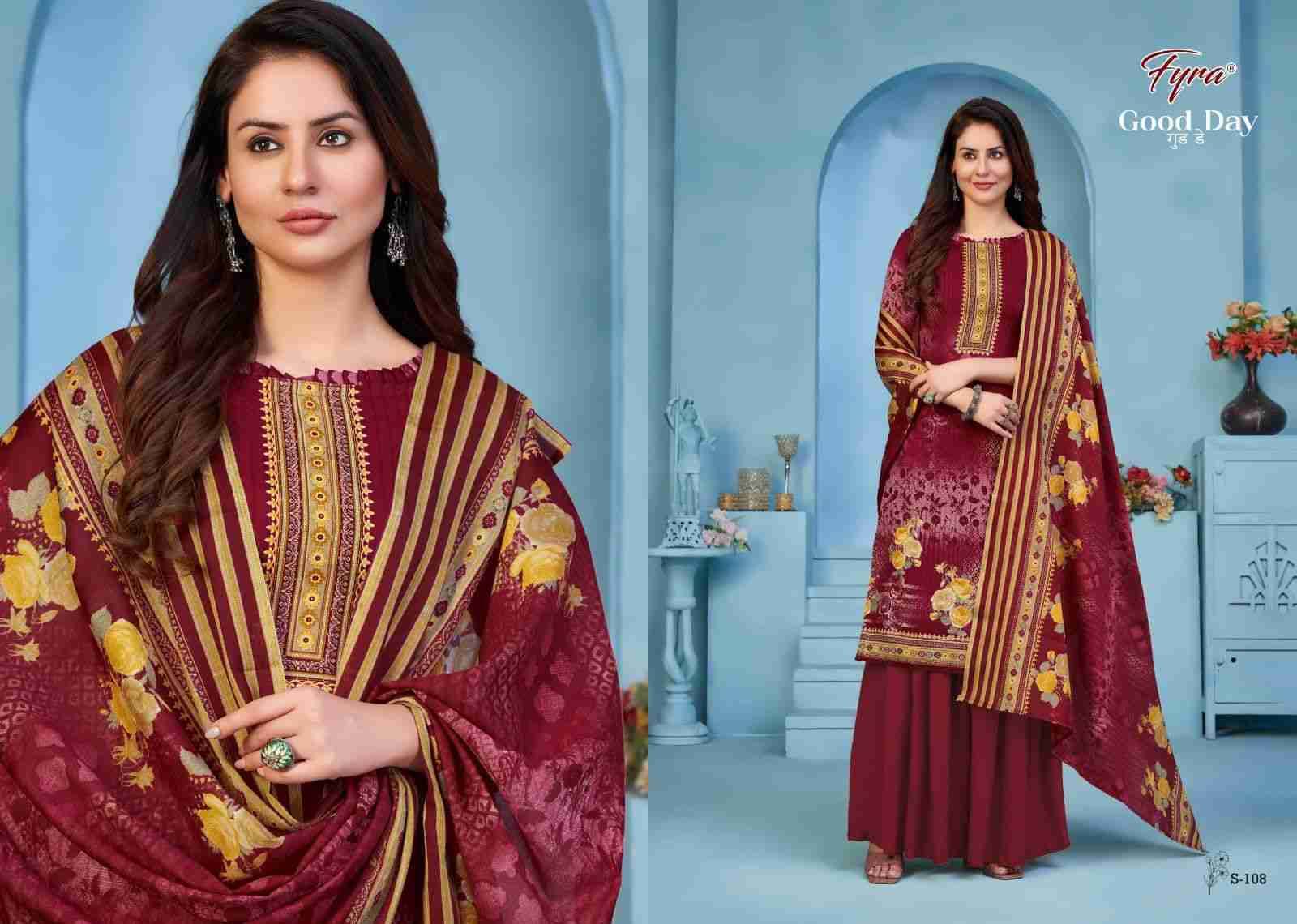 Good Day 101 Series By Fyra 101 To 110 Series Beautiful Festive Suits Stylish Fancy Colorful Party Wear & Occasional Wear Soft Cotton Dresses At Wholesale Price