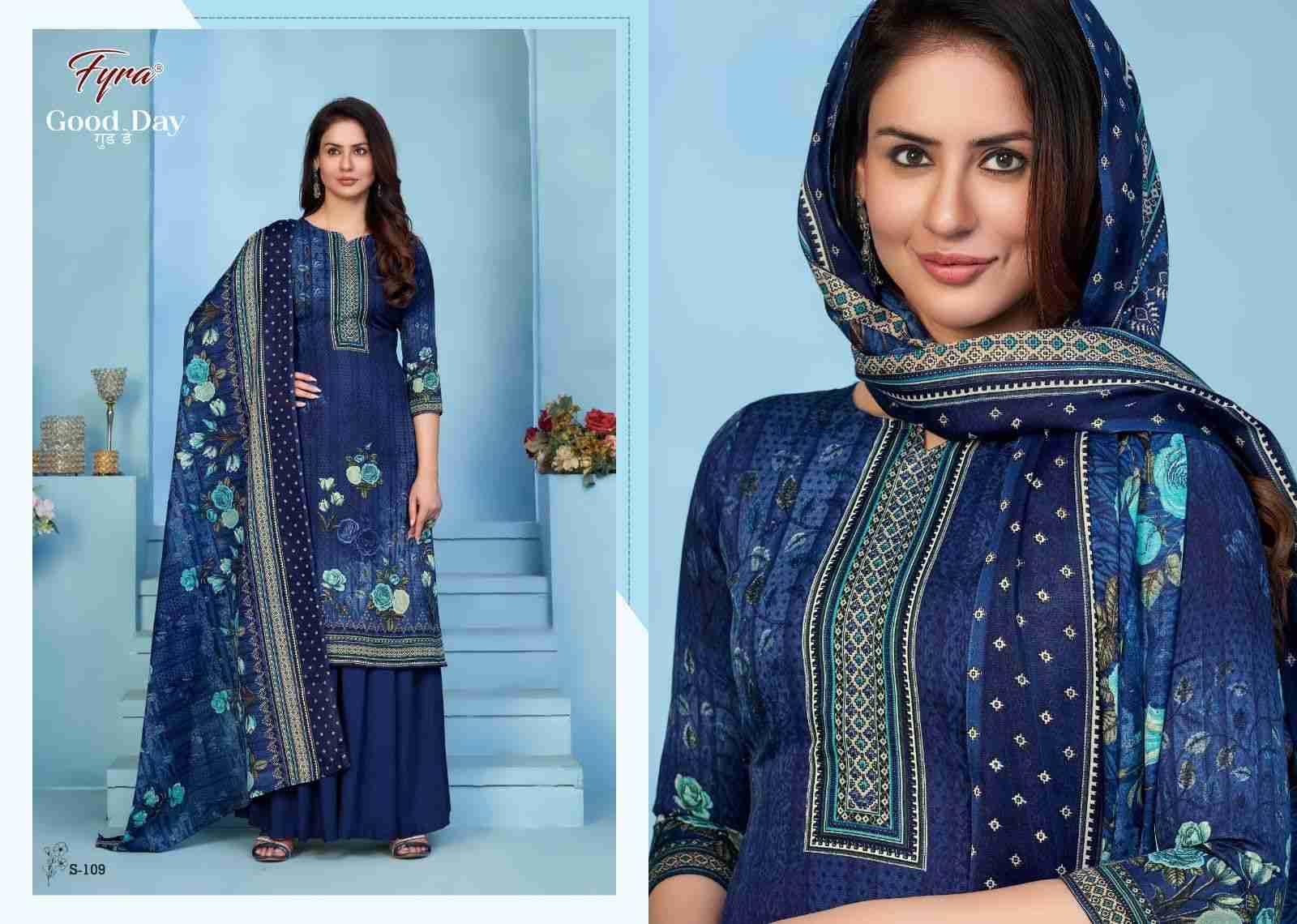 Good Day 101 Series By Fyra 101 To 110 Series Beautiful Festive Suits Stylish Fancy Colorful Party Wear & Occasional Wear Soft Cotton Dresses At Wholesale Price