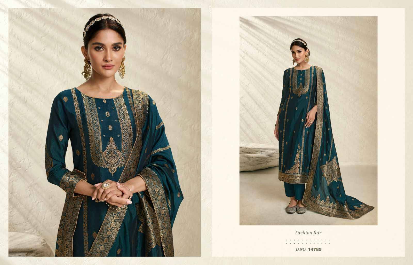 Silky Vol-3 By Zisa 14781 To 14786 Series Beautiful Fetsive Suits Stylish Fancy Colorful Casual Wear & Ethnic Wear Bemberg Silk Jacquard Dresses At Wholesale Price