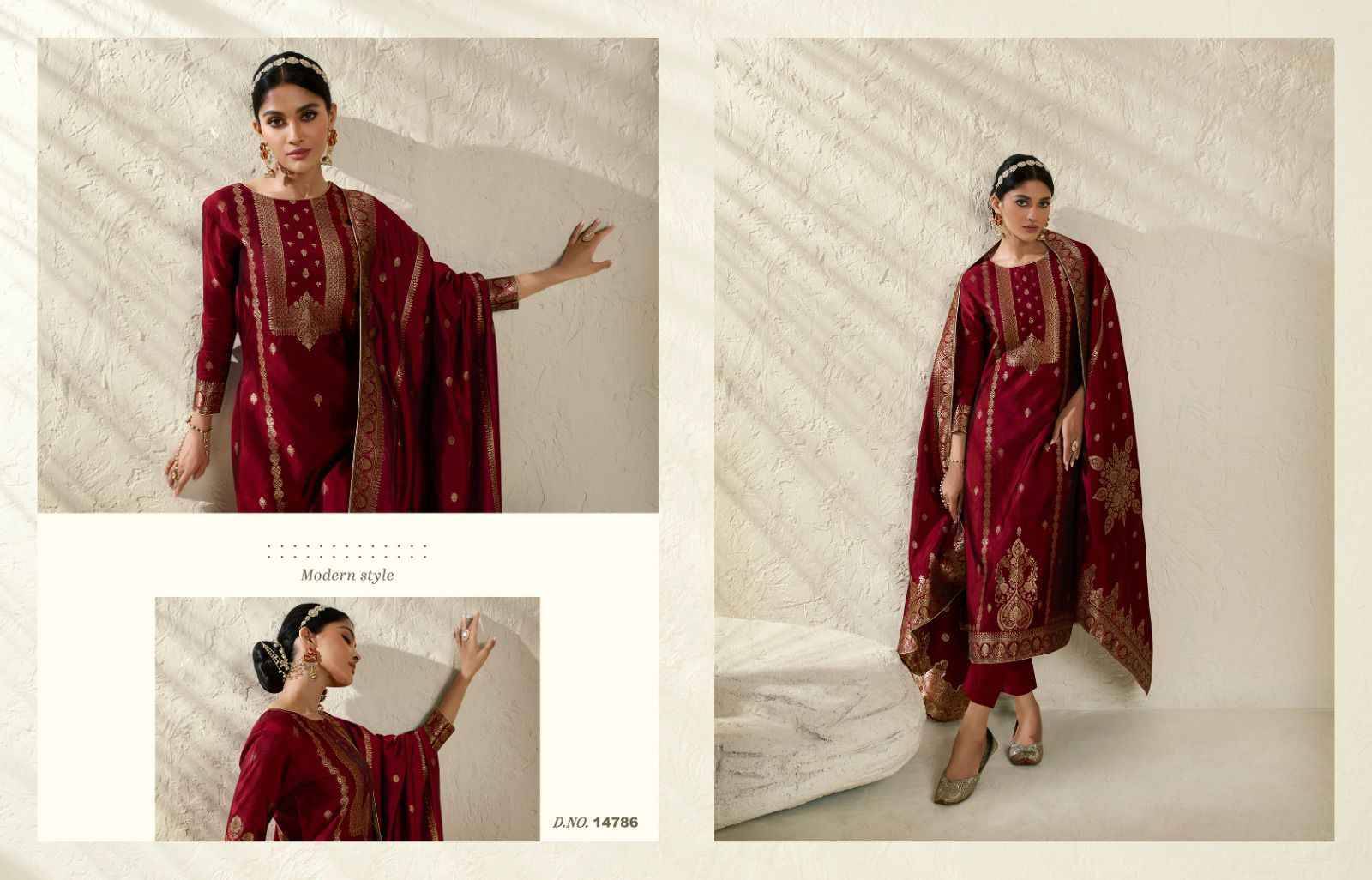 Silky Vol-3 By Zisa 14781 To 14786 Series Beautiful Fetsive Suits Stylish Fancy Colorful Casual Wear & Ethnic Wear Bemberg Silk Jacquard Dresses At Wholesale Price