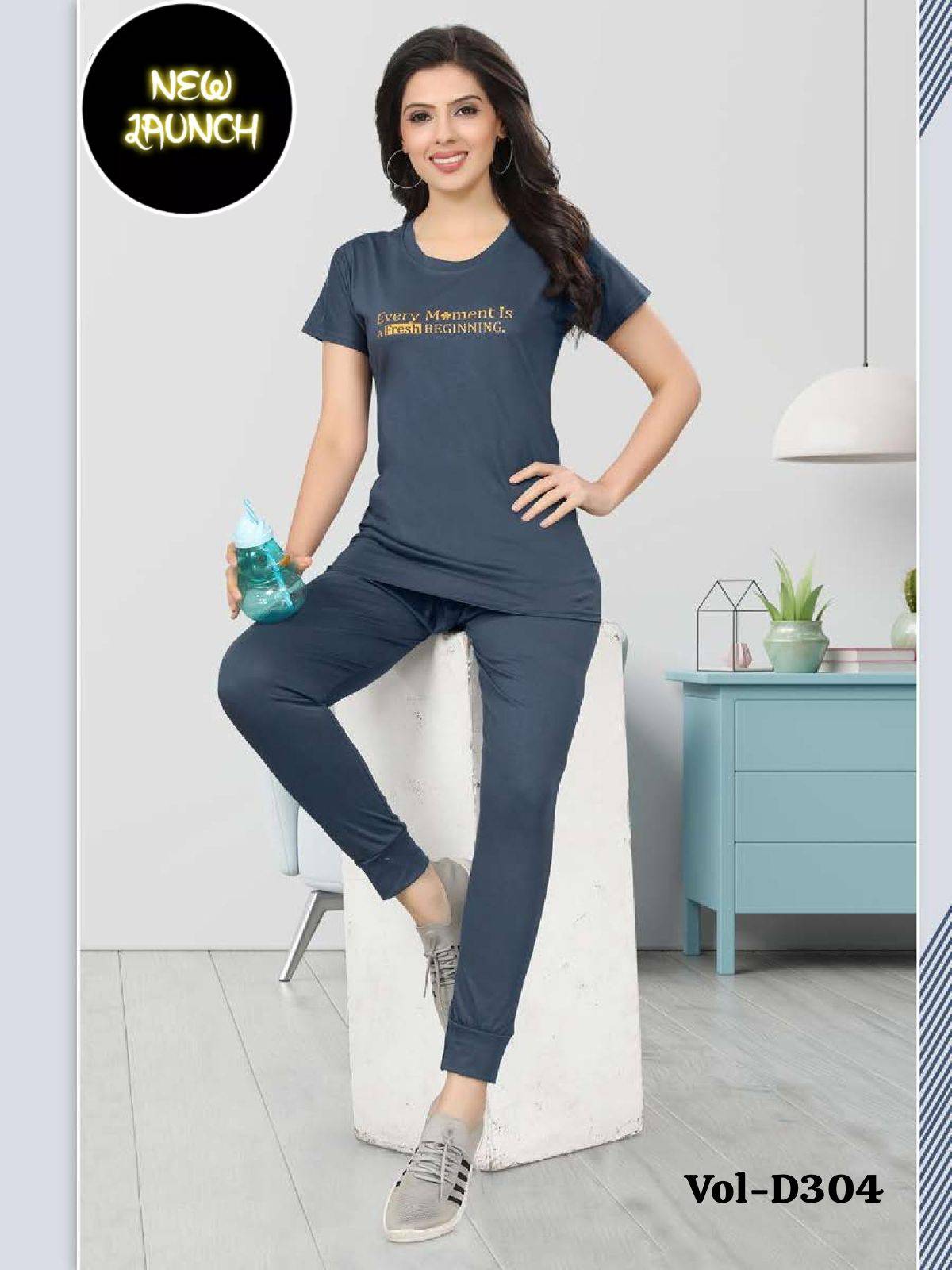 Summer Special Vol-304 By Fashion Talk 304-A To 304-F Series Beautiful Stylish Fancy Colorful Casual Wear & Ethnic Wear Hosiery Cotton Night Suits At Wholesale Price