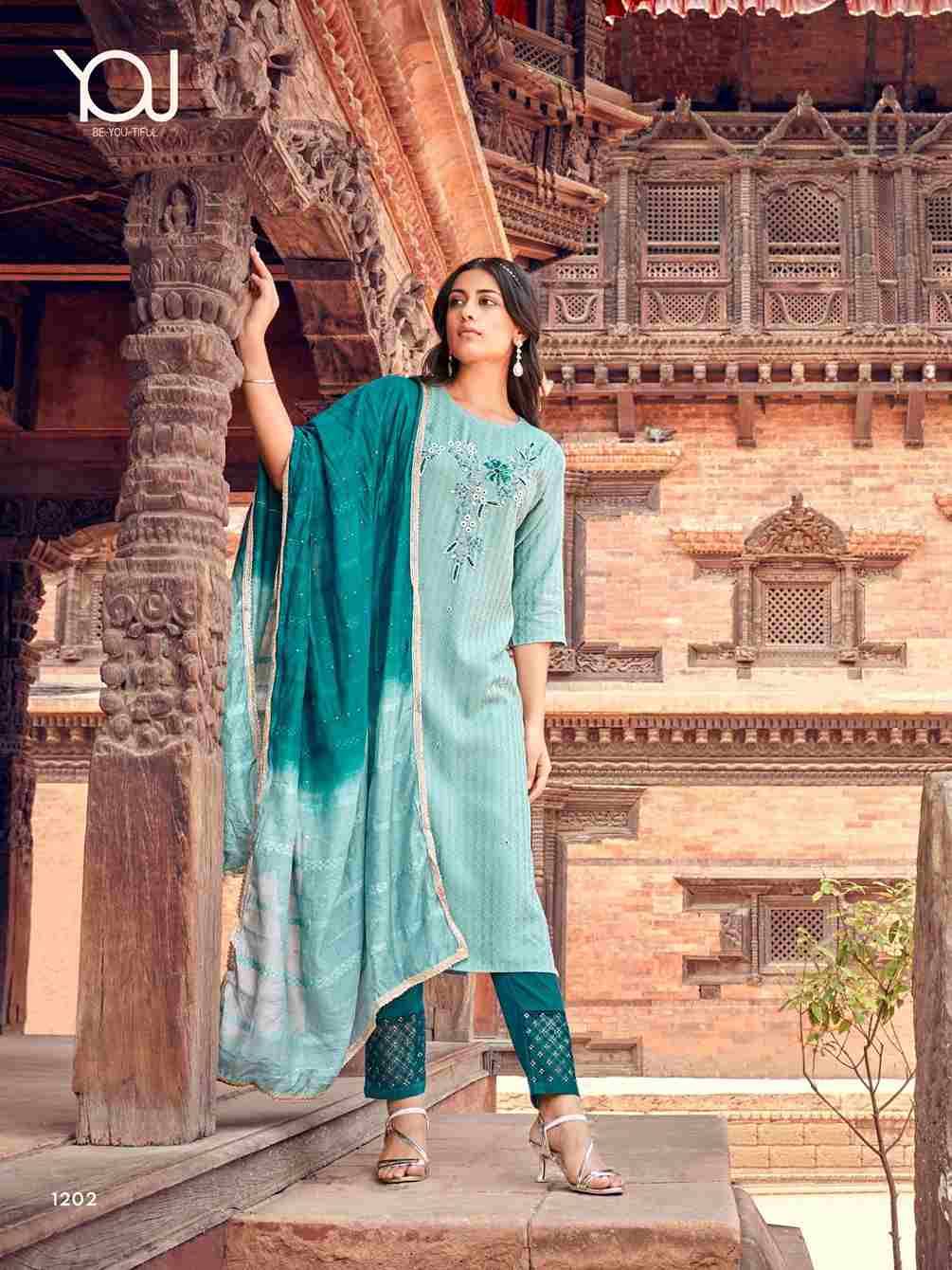 Paradise Vol-9 By You 1201 To 1206 Series Beautiful Festive Suits Colorful Stylish Fancy Casual Wear & Ethnic Wear Pure Viscose Dresses At Wholesale Price