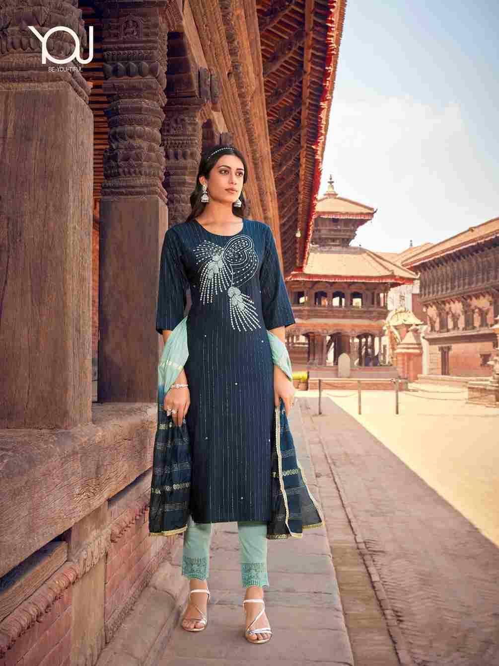 Paradise Vol-9 By You 1201 To 1206 Series Beautiful Festive Suits Colorful Stylish Fancy Casual Wear & Ethnic Wear Pure Viscose Dresses At Wholesale Price