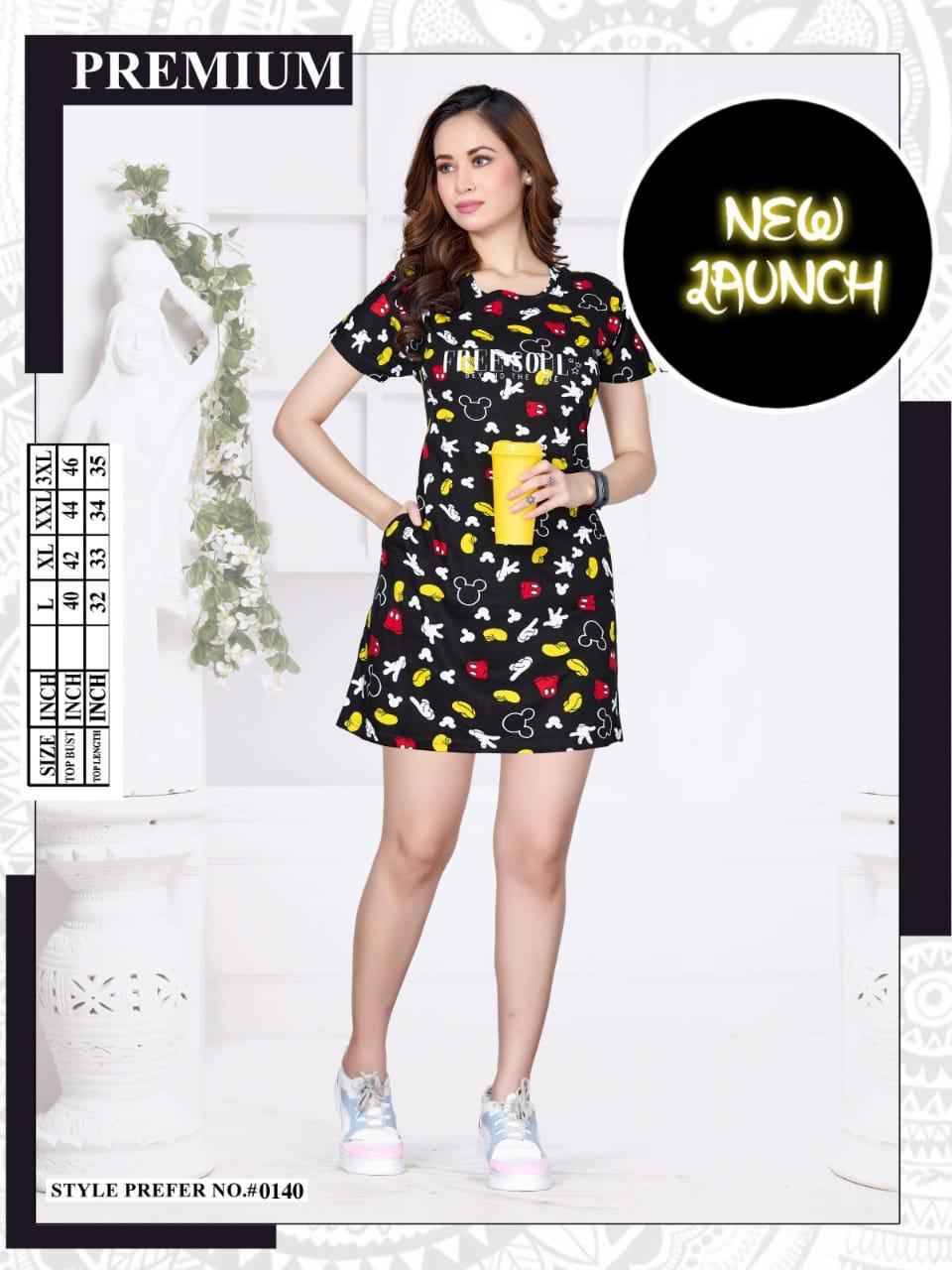 Summer Special Vol-140 By Fashion Talk 140-A To 140-F Series Beautiful Stylish Fancy Colorful Casual Wear & Ethnic Wear Hosiery Cotton Night Suits At Wholesale Price