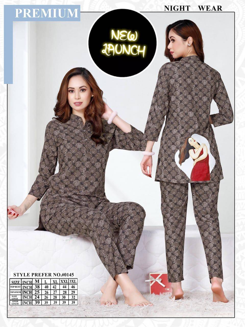 Summer Special Vol-145 By Fashion Talk 145-A To 145-F Series Beautiful Stylish Fancy Colorful Casual Wear & Ethnic Wear Hosiery Cotton Night Suits At Wholesale Price