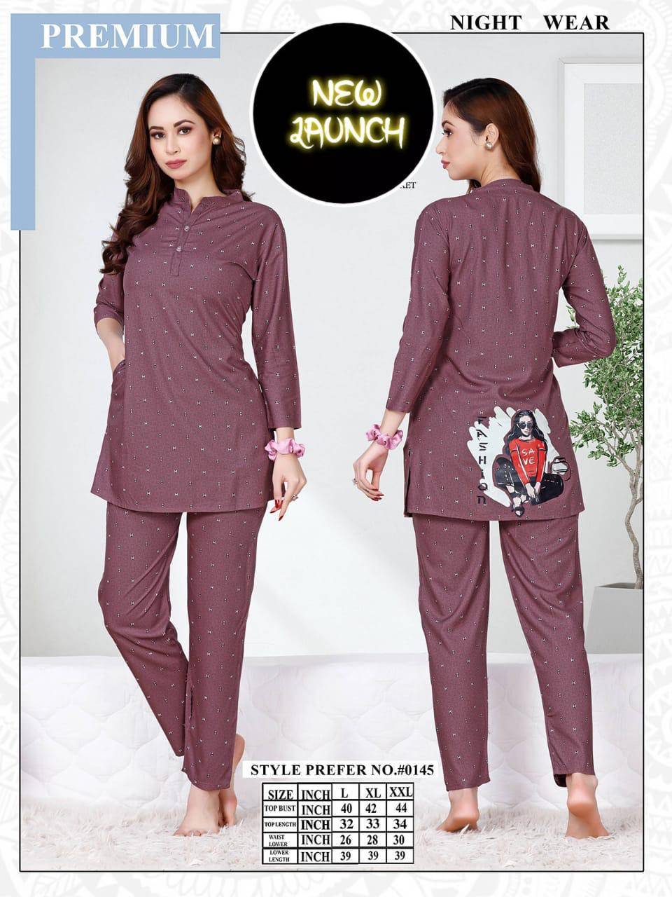 Summer Special Vol-145 By Fashion Talk 145-A To 145-F Series Beautiful Stylish Fancy Colorful Casual Wear & Ethnic Wear Hosiery Cotton Night Suits At Wholesale Price