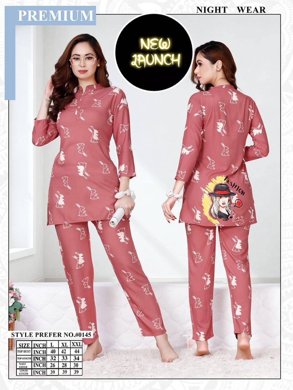 Summer Special Vol-145 By Fashion Talk 145-A To 145-F Series Beautiful Stylish Fancy Colorful Casual Wear & Ethnic Wear Hosiery Cotton Night Suits At Wholesale Price