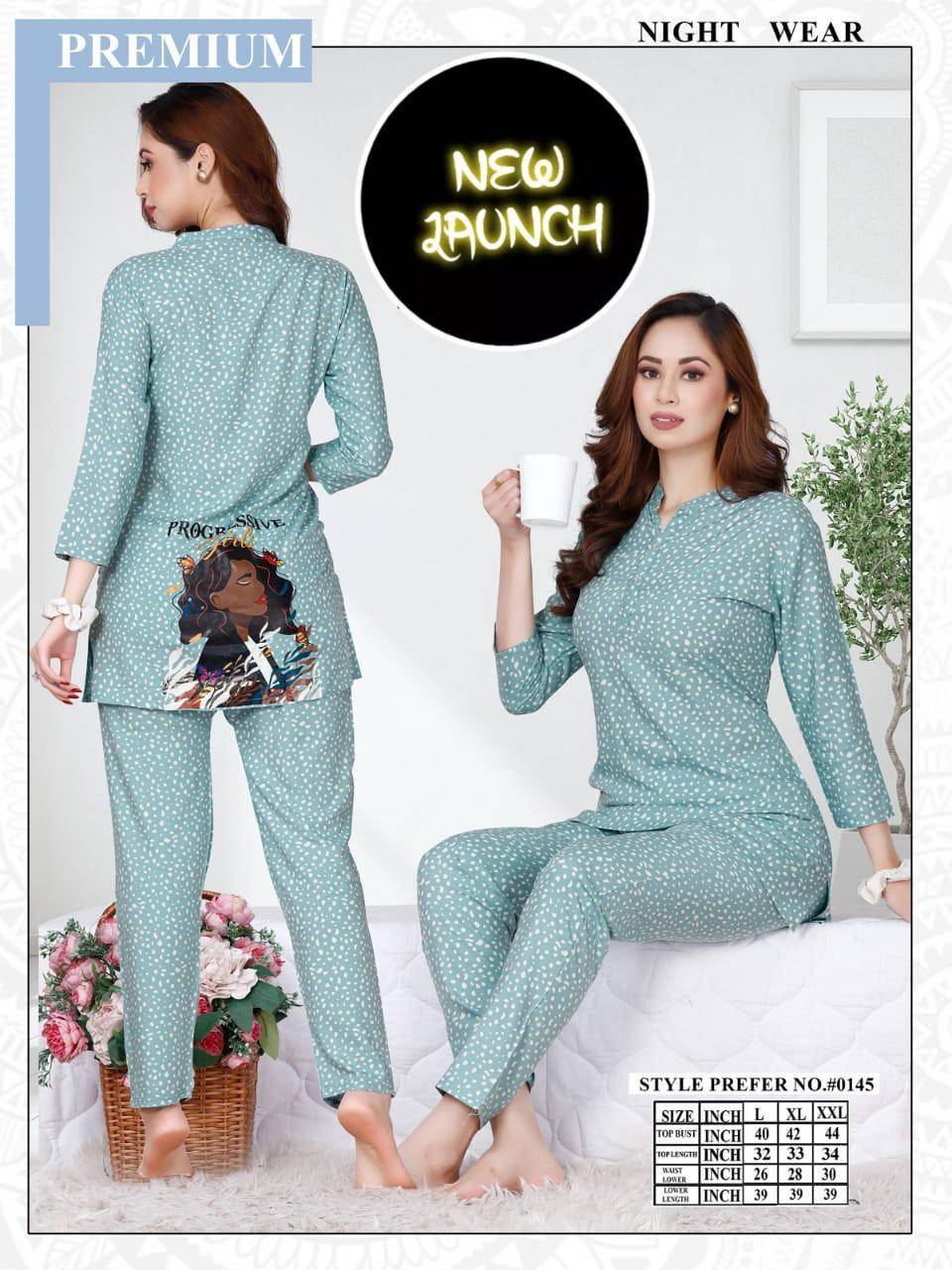 Summer Special Vol-145 By Fashion Talk 145-A To 145-F Series Beautiful Stylish Fancy Colorful Casual Wear & Ethnic Wear Hosiery Cotton Night Suits At Wholesale Price