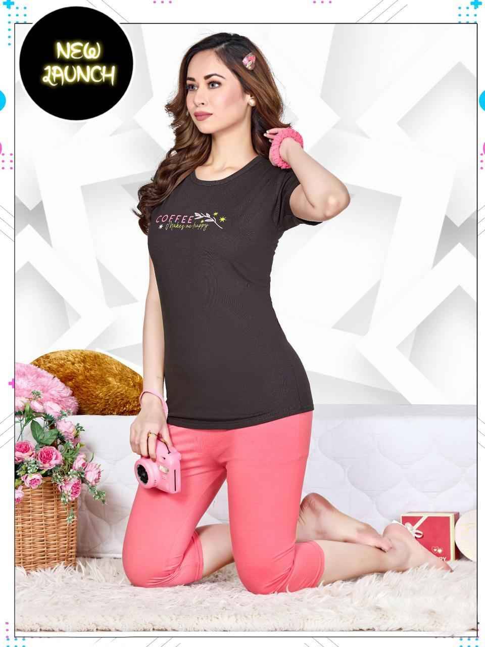 Summer Special Vol-2573 By Fashion Talk 2573-A To 2573-F Series Beautiful Stylish Fancy Colorful Casual Wear & Ethnic Wear Hosiery Cotton Night Suits At Wholesale Price