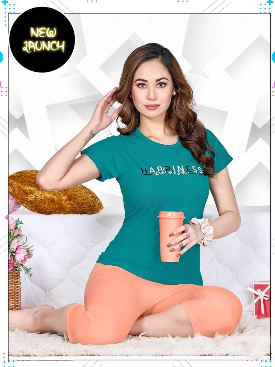 Summer Special Vol-2573 By Fashion Talk 2573-A To 2573-F Series Beautiful Stylish Fancy Colorful Casual Wear & Ethnic Wear Hosiery Cotton Night Suits At Wholesale Price