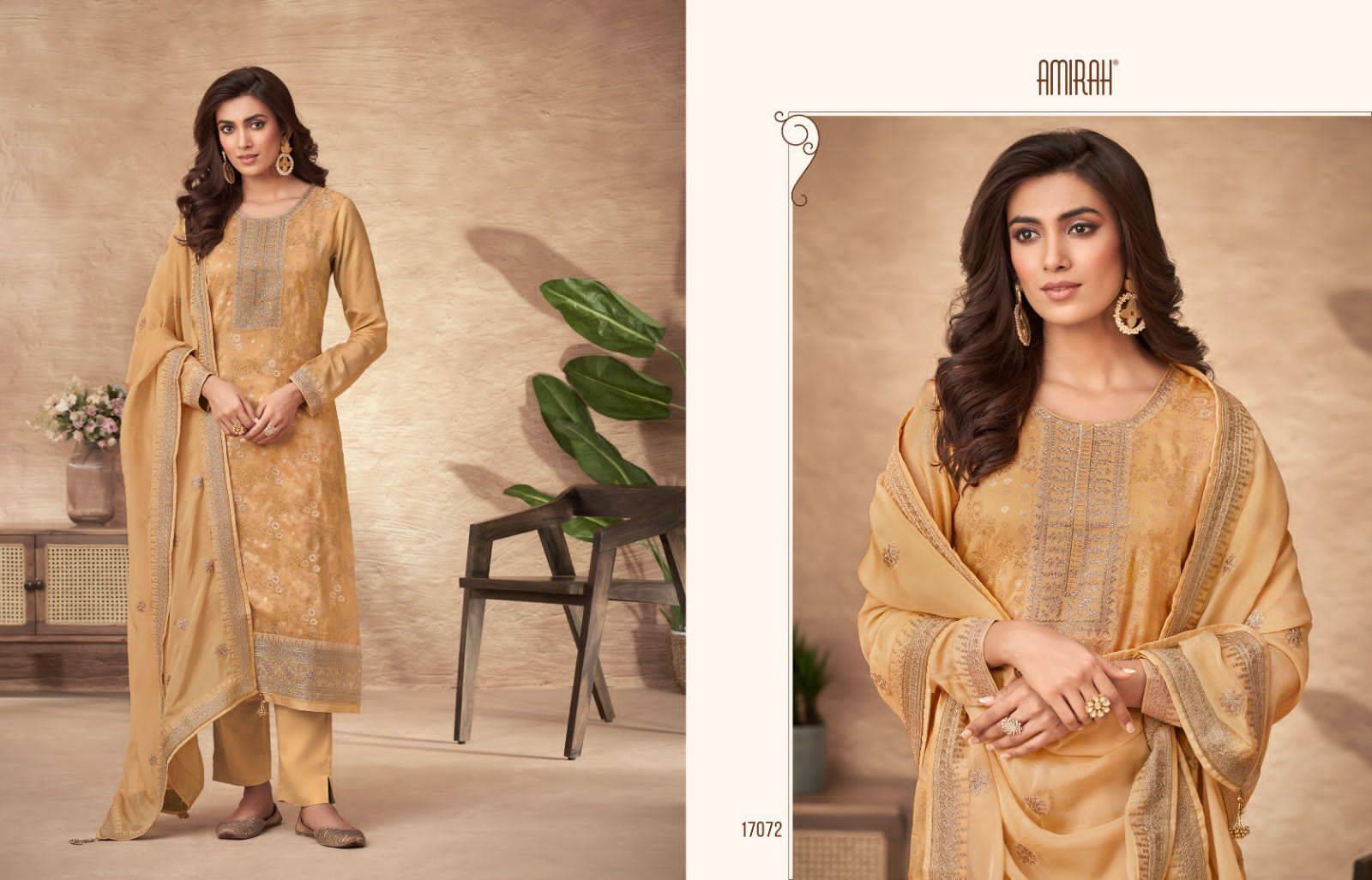 Sofia Vol-2 By Amirah 17071 To 17076 Series Beautiful Suits Colorful Stylish Fancy Casual Wear & Ethnic Wear Pure Viscose Dola Jacquard Dresses At Wholesale Price