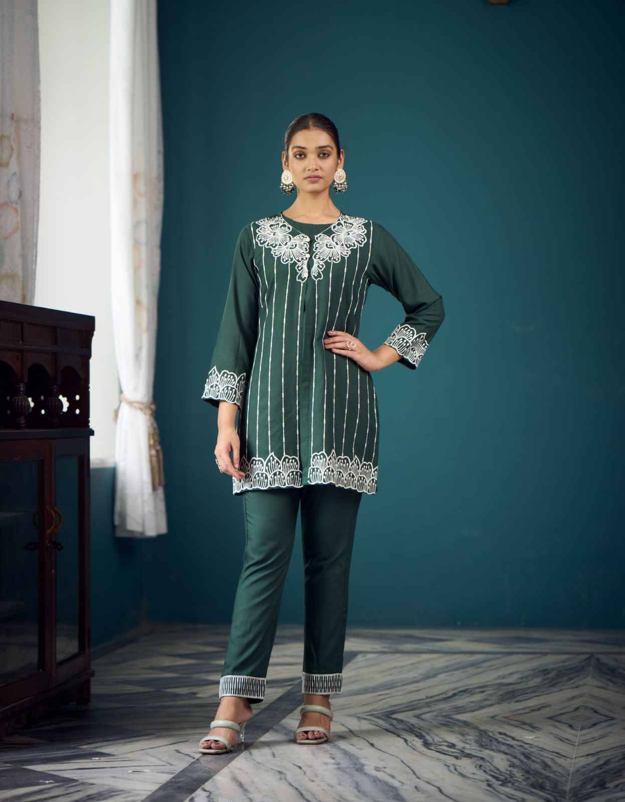 Co-Ord Vol-3 By Myami Designer 01 To 06 Series Designer Stylish Fancy Colorful Beautiful Party Wear & Ethnic Wear Collection Rayon Tops With Bottom At Wholesale Price