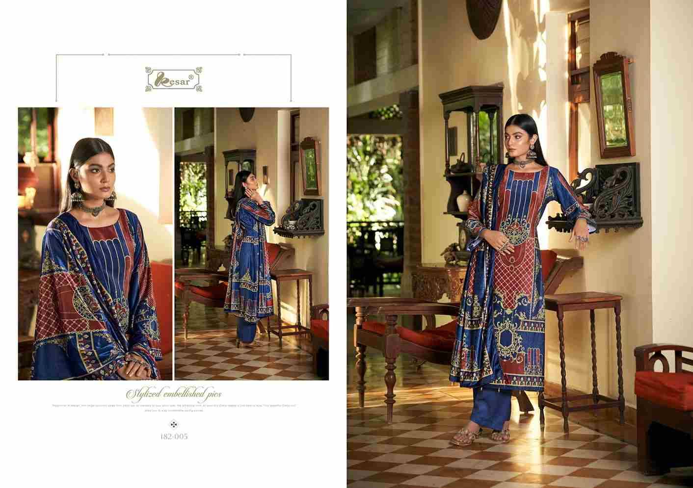 Aasmaa By Kesar 182-001 To 182-006 Series Designer Festive Suits Beautiful Stylish Fancy Colorful Party Wear & Occasional Wear Pure Russian Velvet Dresses At Wholesale Price