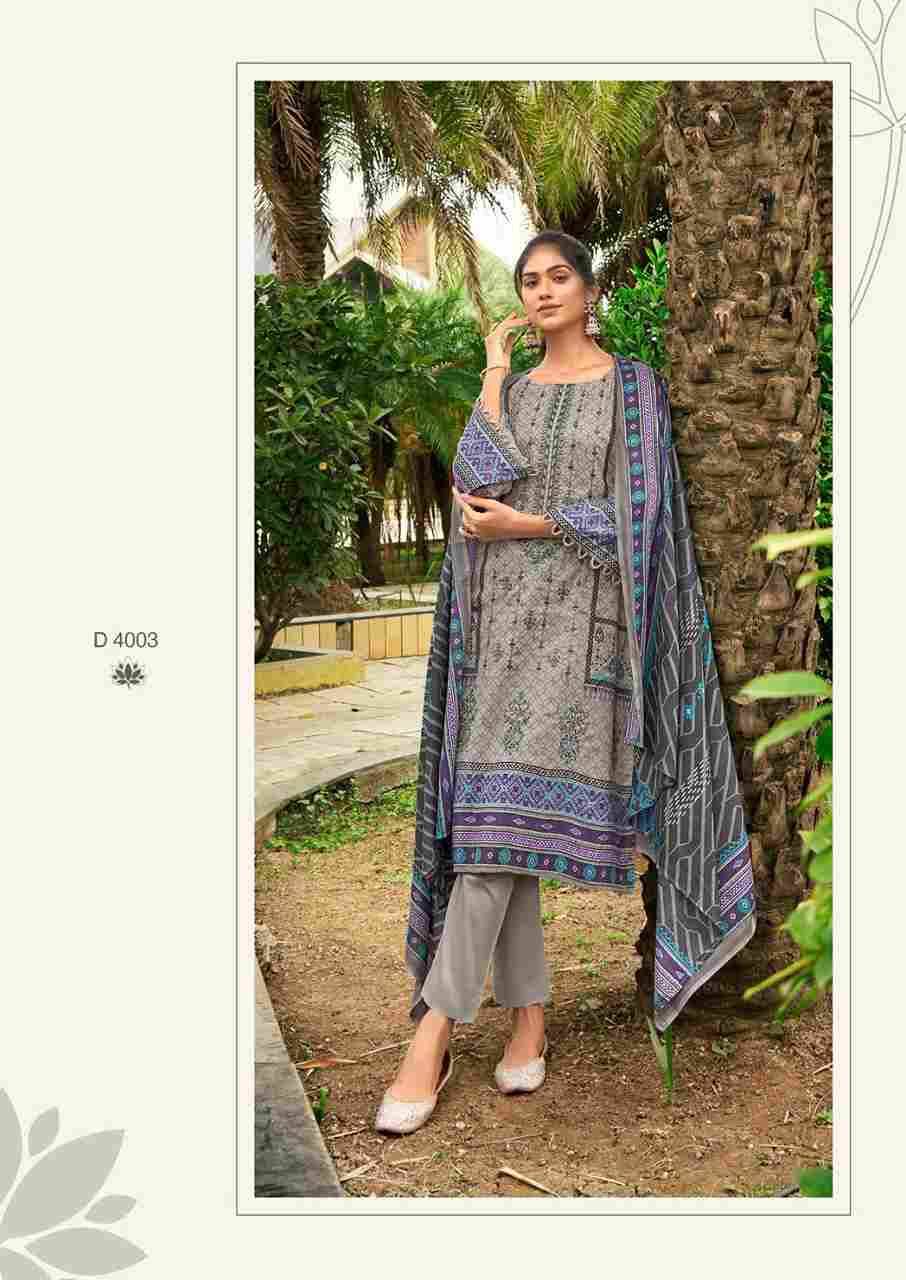 Embroidered Lawn Vol-4 By Ishaal Prints 4001 To 4010 Series Beautiful Festive Suits Colorful Stylish Fancy Casual Wear & Ethnic Wear Pure Lawn Dresses At Wholesale Price