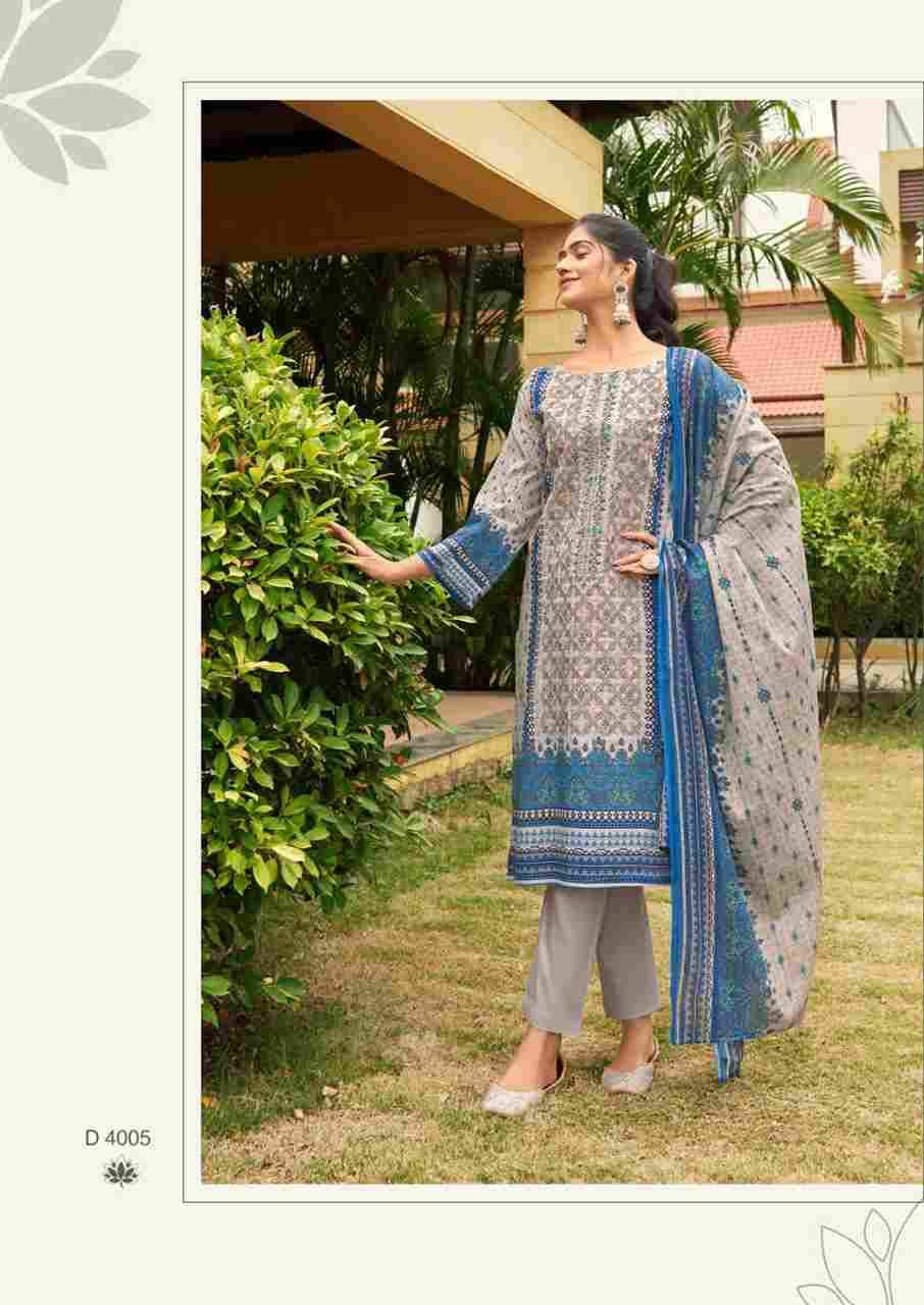 Embroidered Lawn Vol-4 By Ishaal Prints 4001 To 4010 Series Beautiful Festive Suits Colorful Stylish Fancy Casual Wear & Ethnic Wear Pure Lawn Dresses At Wholesale Price