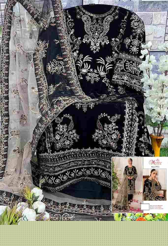 Motifz Hit Design 375 Colours By Motifz 375-A To 375-D Series Beautiful Pakistani Suits Colorful Stylish Fancy Casual Wear & Ethnic Wear Heavy Velvet Embroidered Dresses At Wholesale Price