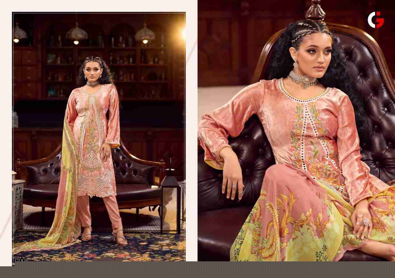 Mahnoor By Gull Jee 17001 To 17006 Series Designer Festive Suits Beautiful Stylish Fancy Colorful Party Wear & Occasional Wear Pure Viscose Velvet Dresses At Wholesale Price