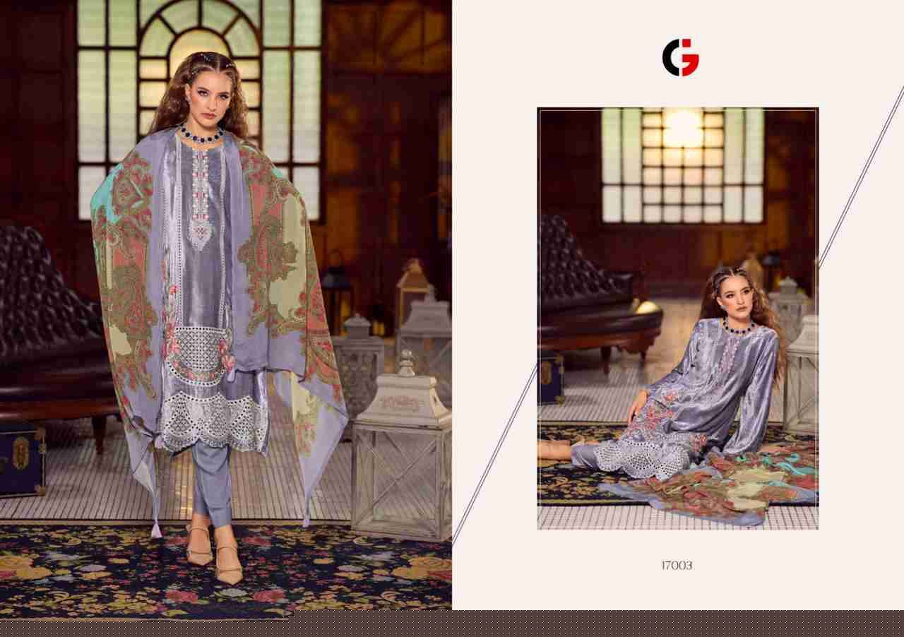 Mahnoor By Gull Jee 17001 To 17006 Series Designer Festive Suits Beautiful Stylish Fancy Colorful Party Wear & Occasional Wear Pure Viscose Velvet Dresses At Wholesale Price
