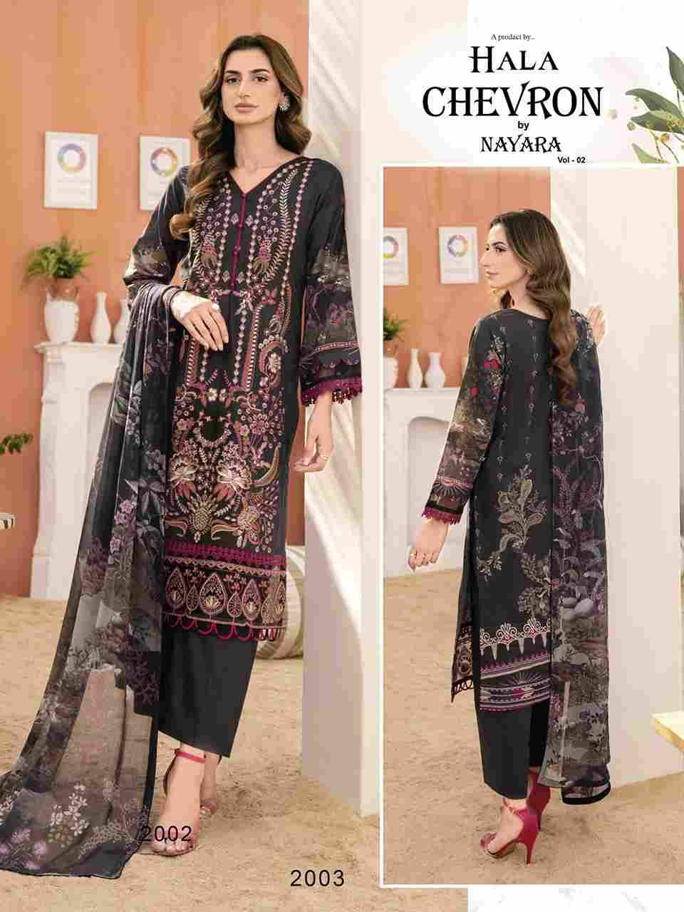 Chevron Vol-2 By Hala 2001 To 2006 Series Beautiful Festive Suits Colorful Stylish Fancy Casual Wear & Ethnic Wear Pure Cotton Print Dresses At Wholesale Price