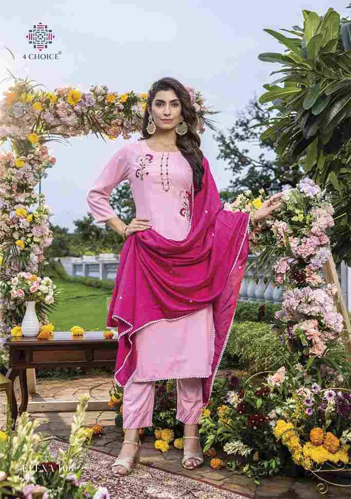 Elexa By 4 Choice 101 To 108 Series Beautiful Stylish Festive Suits Fancy Colorful Casual Wear & Ethnic Wear & Ready To Wear Pure Viscose Dresses At Wholesale Price