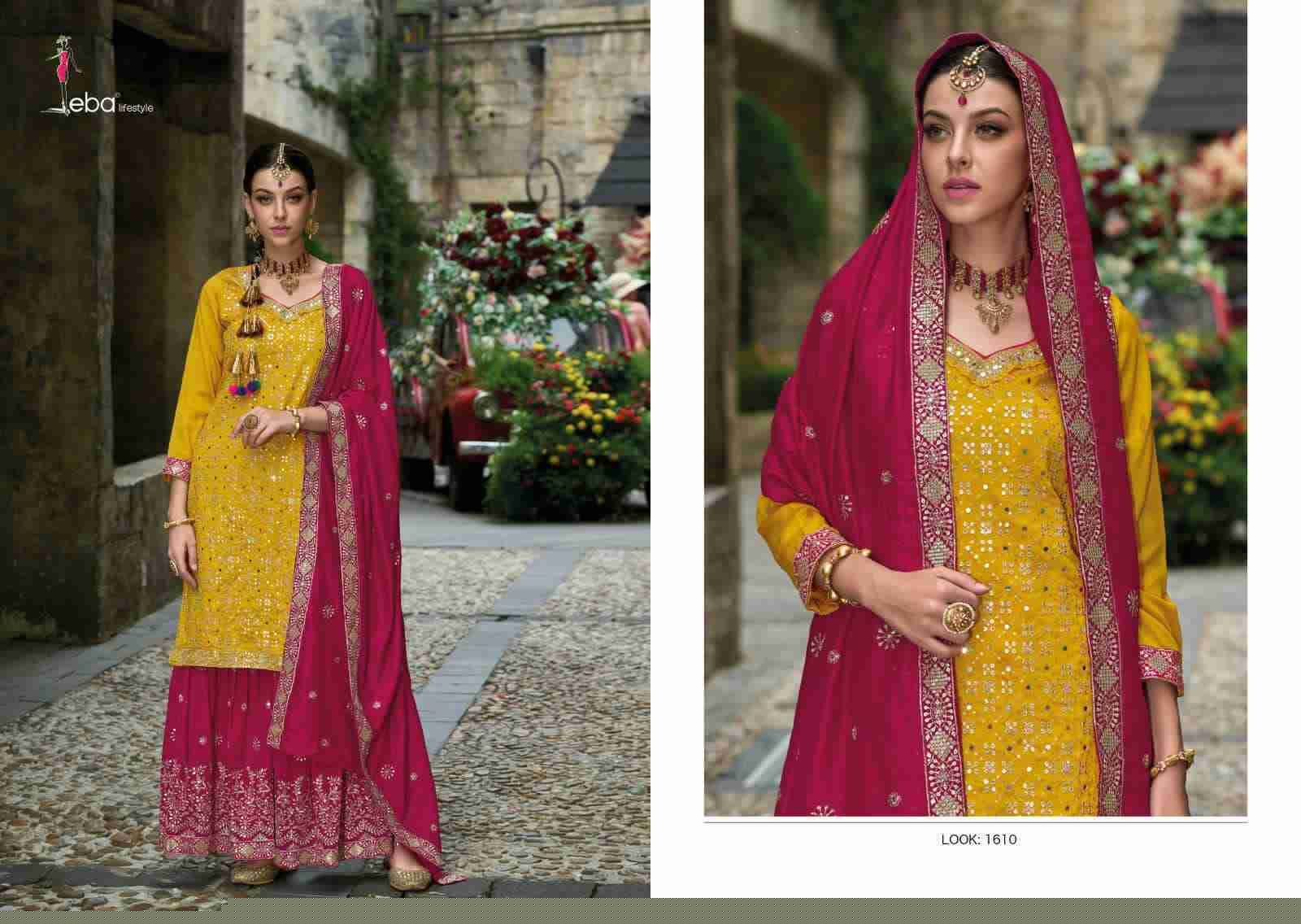Parul By Eba Lifestyle 1610 To 1611 Series Beautiful Stylish Sharara Suits Fancy Colorful Casual Wear & Ethnic Wear & Ready To Wear Premium Silk Dresses At Wholesale Price