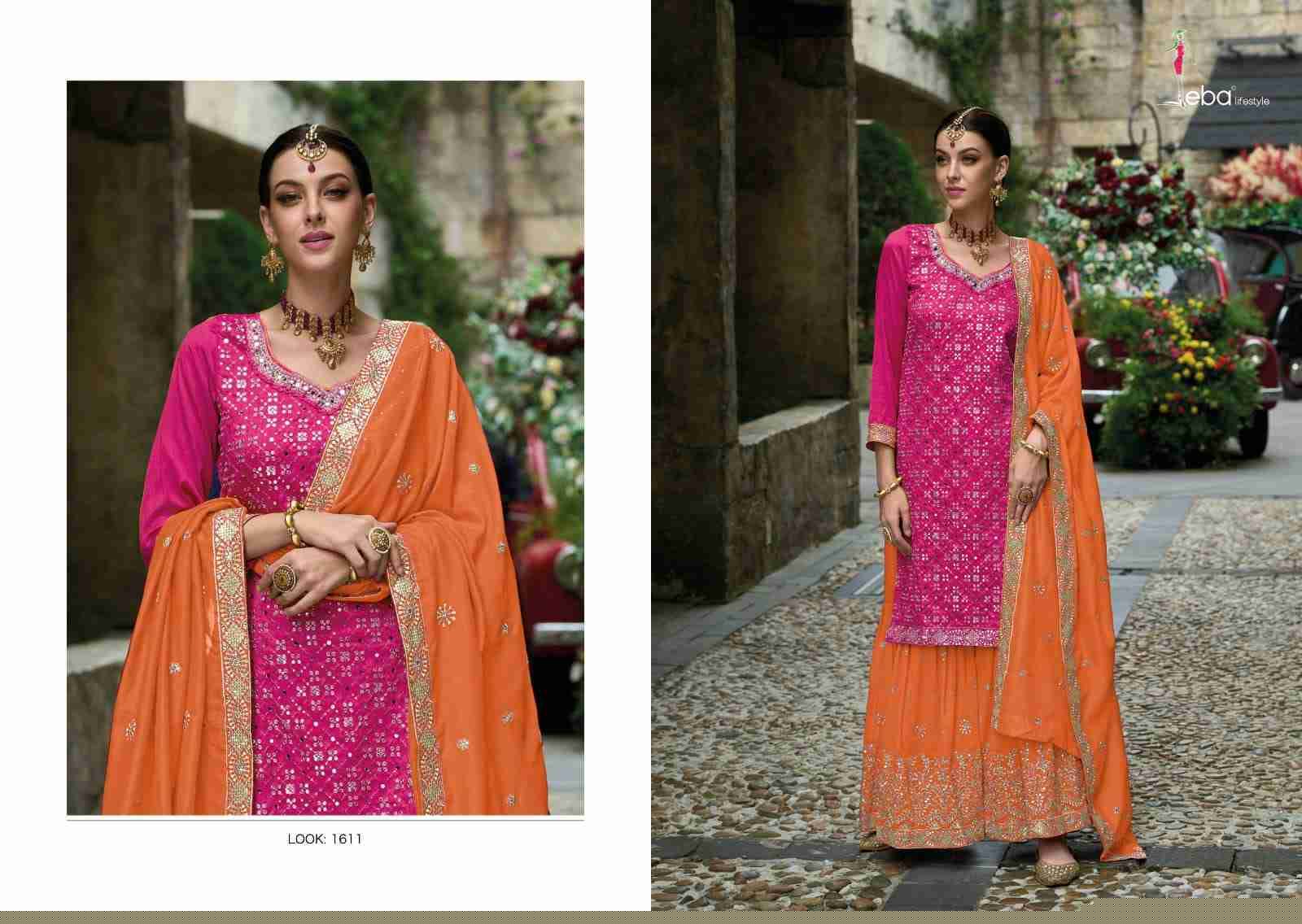 Parul By Eba Lifestyle 1610 To 1611 Series Beautiful Stylish Sharara Suits Fancy Colorful Casual Wear & Ethnic Wear & Ready To Wear Premium Silk Dresses At Wholesale Price