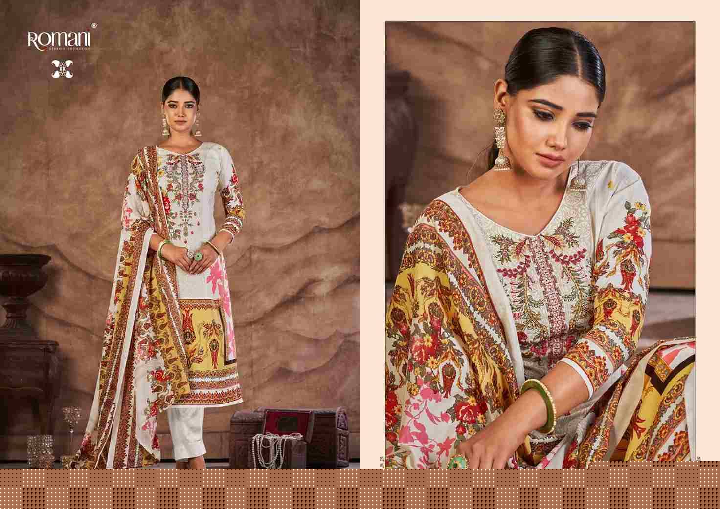Mareena Vol-16 By Romani 1081-001 To 1081-010 Series Beautiful Festive Suits Colorful Stylish Fancy Casual Wear & Ethnic Wear Pure Cotton Print With Work Dresses At Wholesale Price