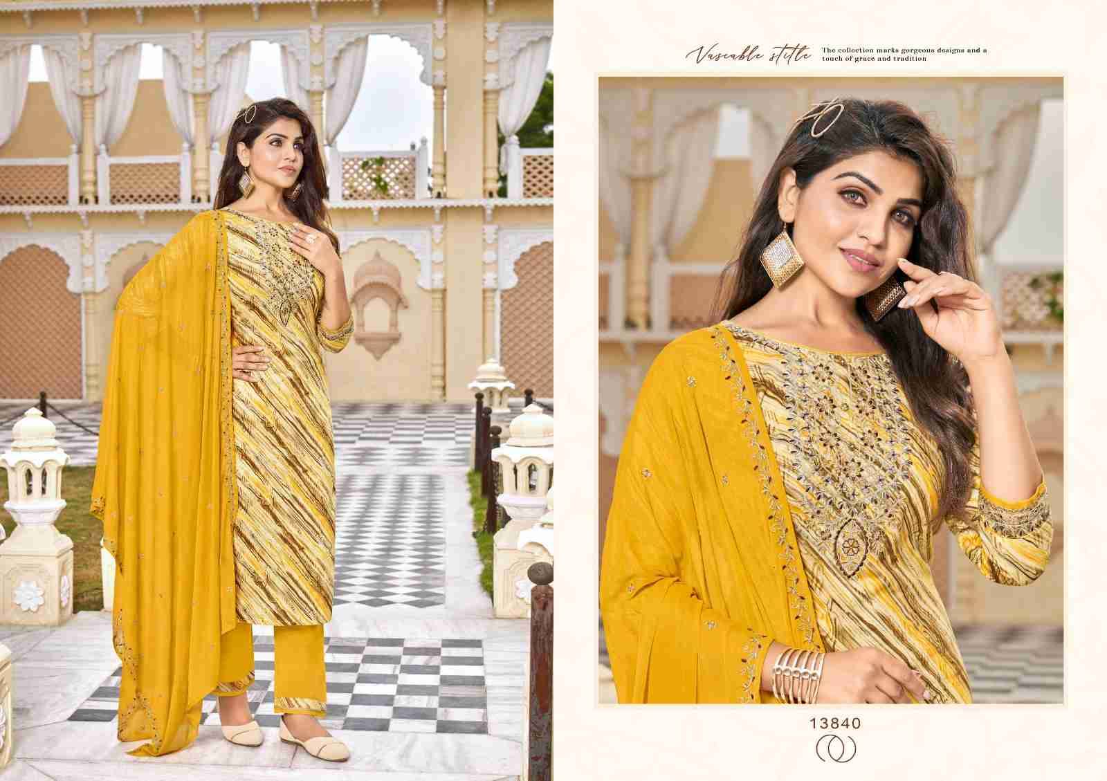 Zhansi Vol-3 By Kalaroop 13839 To 13842 Series Beautiful Festive Suits Colorful Stylish Fancy Casual Wear & Ethnic Wear Jam Cotton Dresses At Wholesale Price