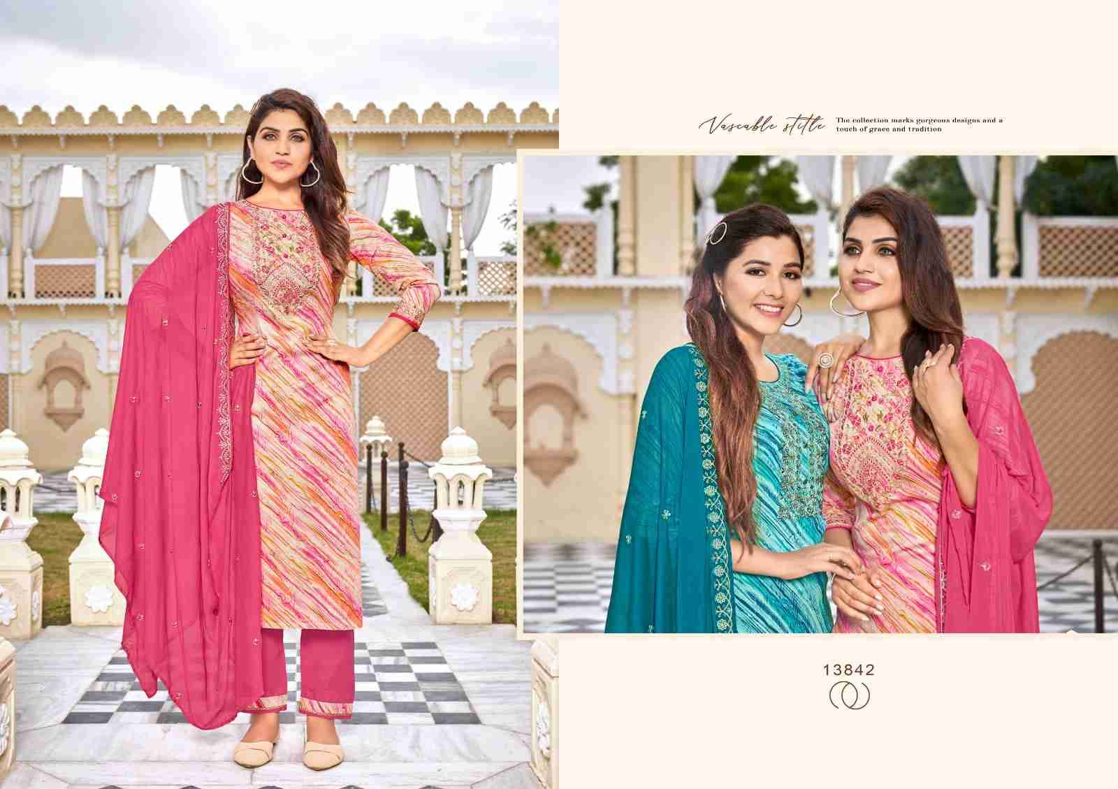 Zhansi Vol-3 By Kalaroop 13839 To 13842 Series Beautiful Festive Suits Colorful Stylish Fancy Casual Wear & Ethnic Wear Jam Cotton Dresses At Wholesale Price