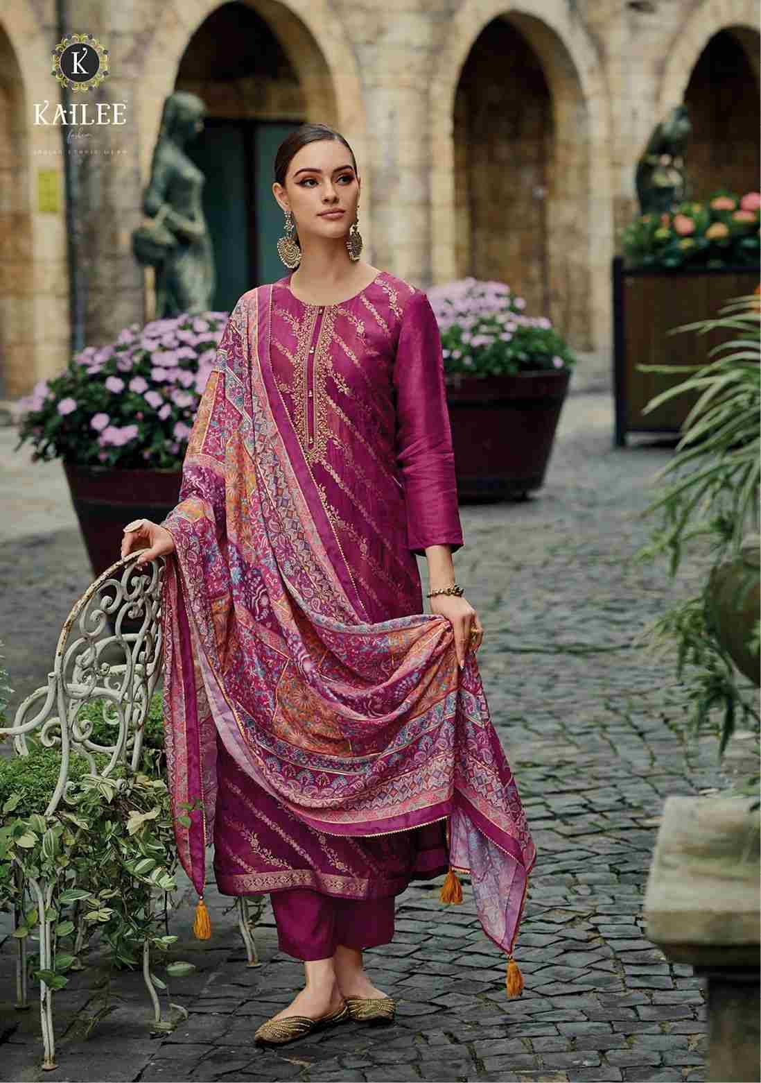 Pearl By Kailee 41281 To 41286 Series Beautiful Festive Suits Colorful Stylish Fancy Casual Wear & Ethnic Wear Pure Viscose Silk Dresses At Wholesale Price