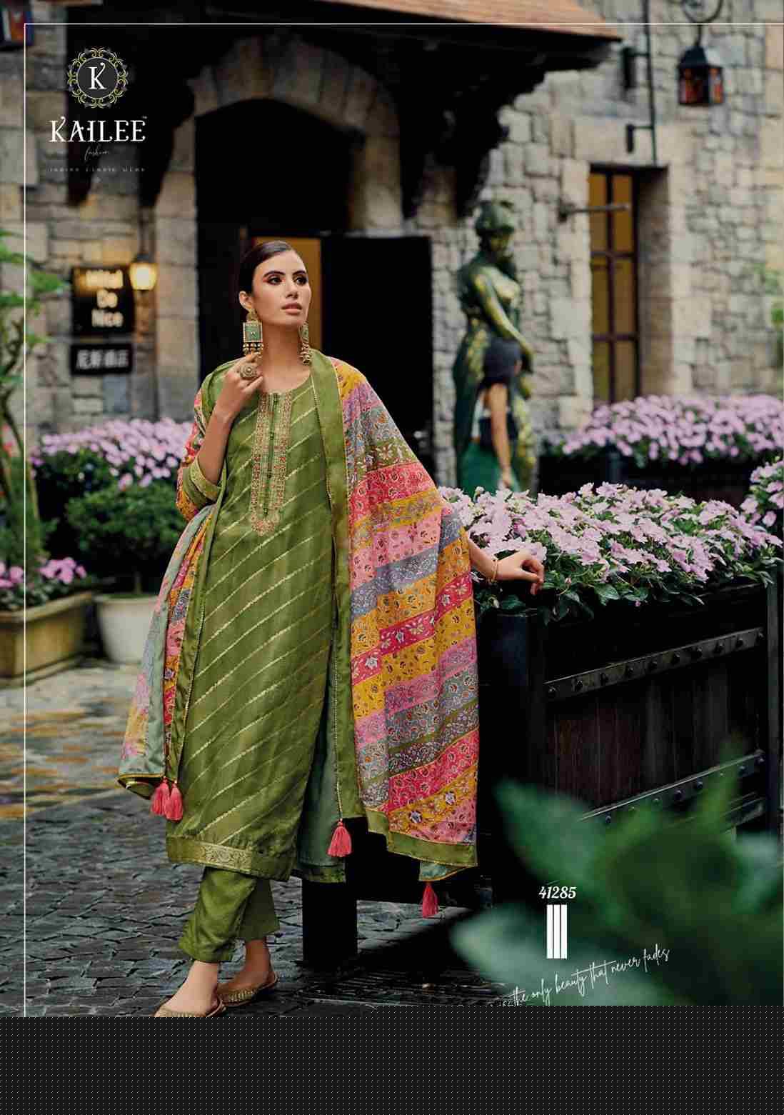 Pearl By Kailee 41281 To 41286 Series Beautiful Festive Suits Colorful Stylish Fancy Casual Wear & Ethnic Wear Pure Viscose Silk Dresses At Wholesale Price