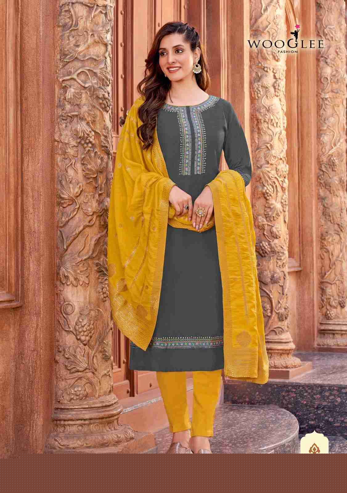 Madhurya Vol-2 By Wooglee 3007 To 3012 Series Beautiful Festive Suits Colorful Stylish Fancy Casual Wear & Ethnic Wear Rayon Weaving Dresses At Wholesale Price